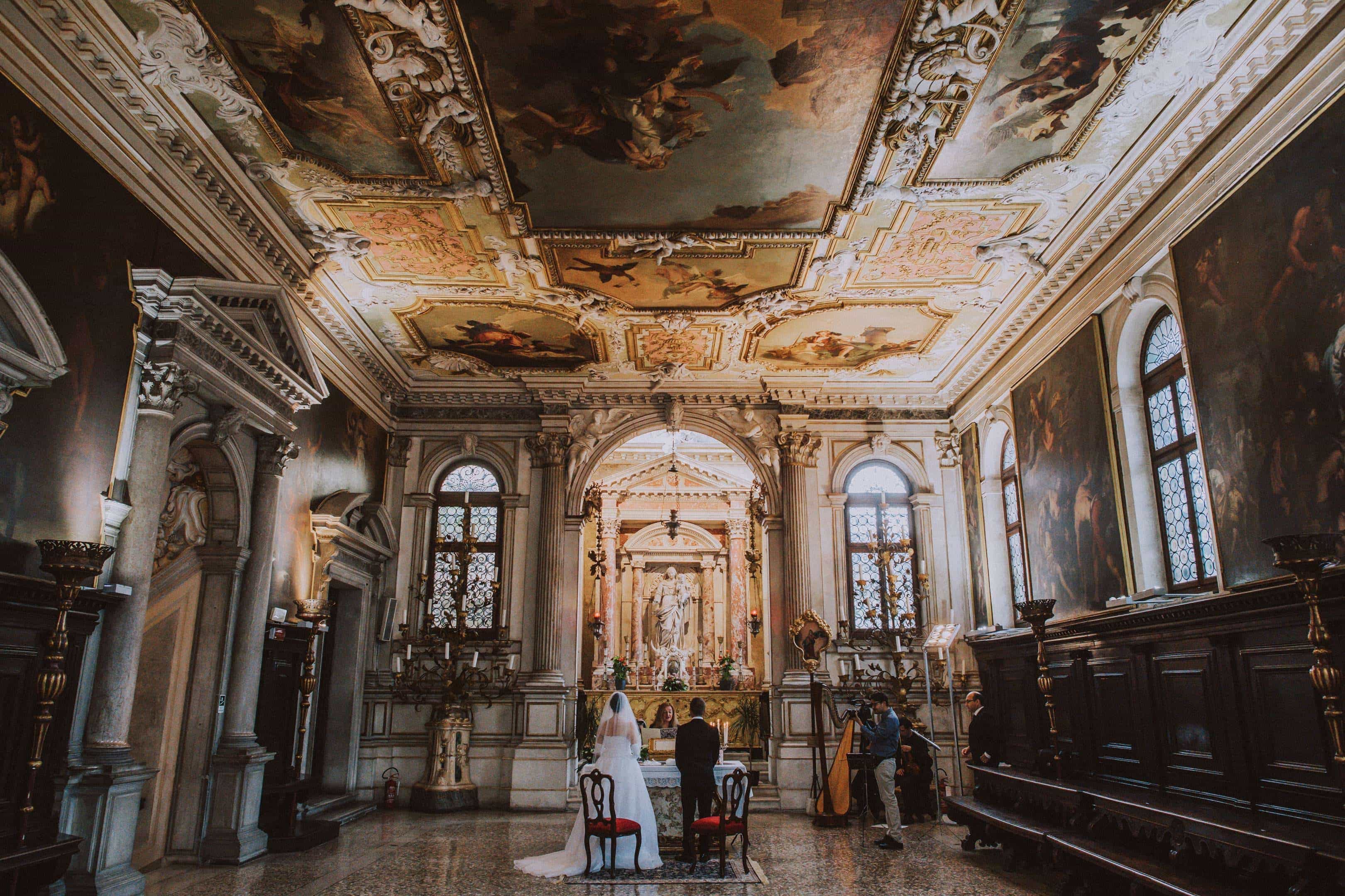 luxury elopement scuola grande dei carmini venice