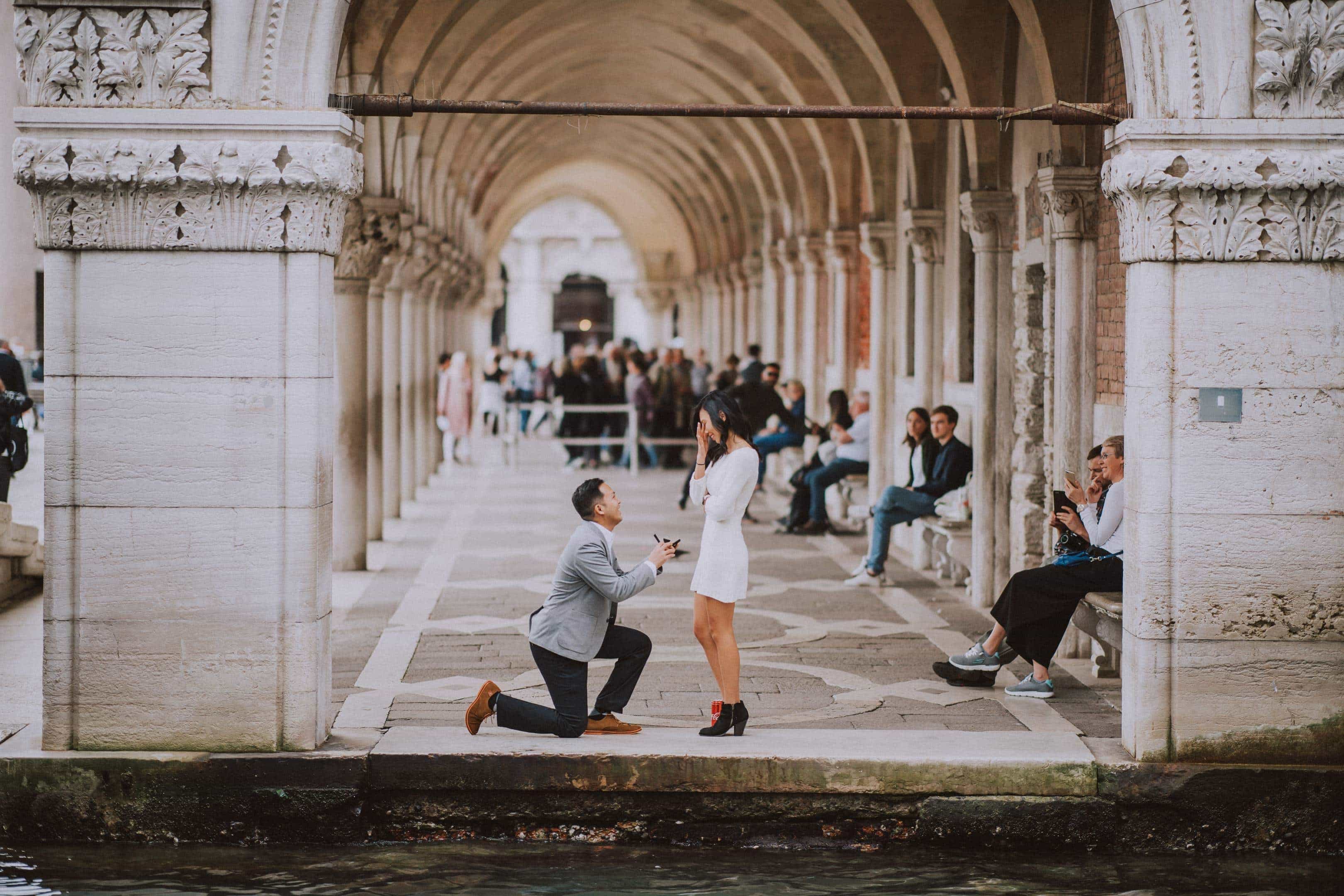 proposal venice photographer hotel danieli