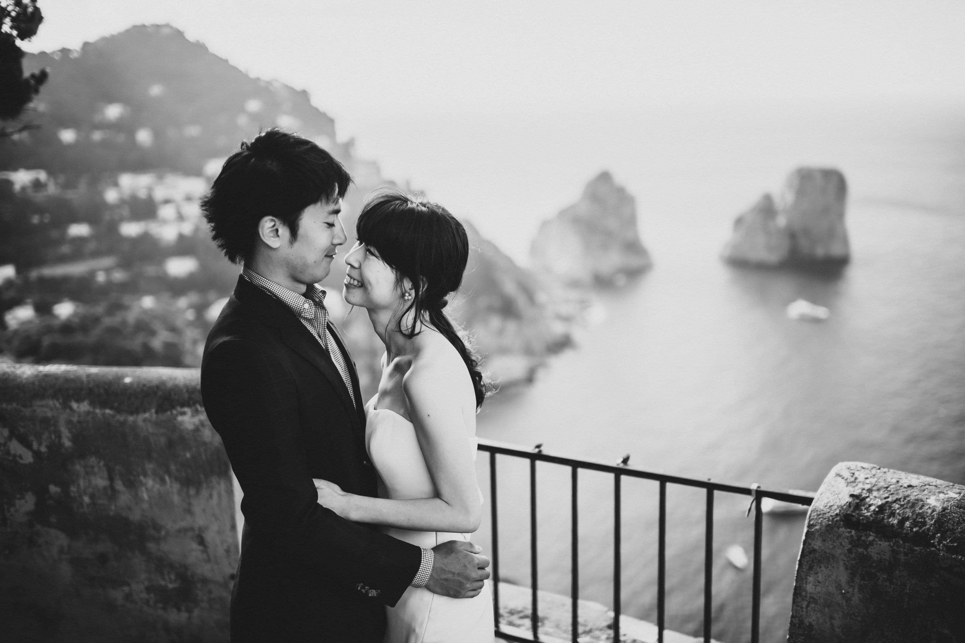 romantic honeymoon shooting capri island photographer capri