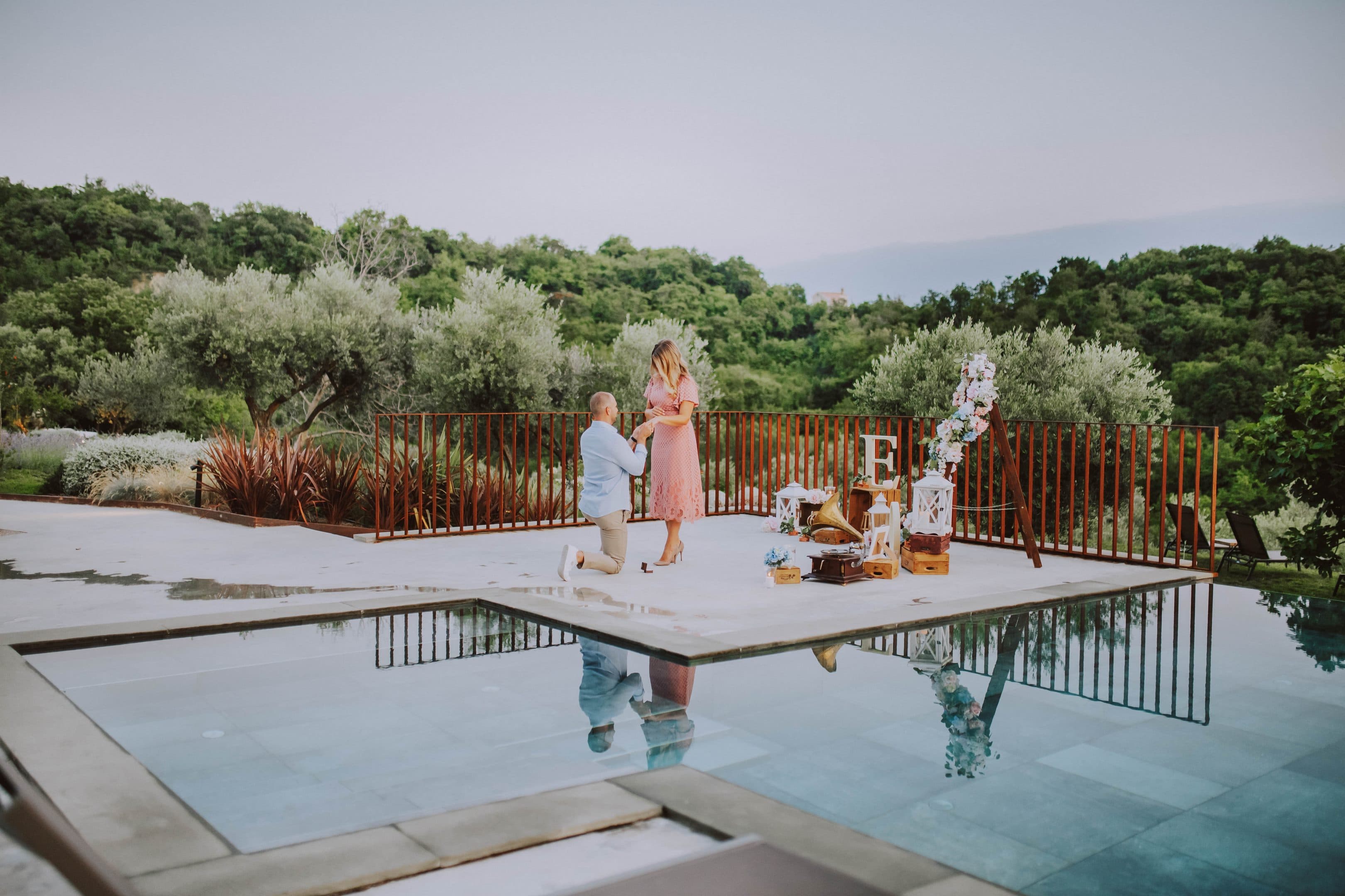 surprise marriage proposal small luxury hotel san canzian istria