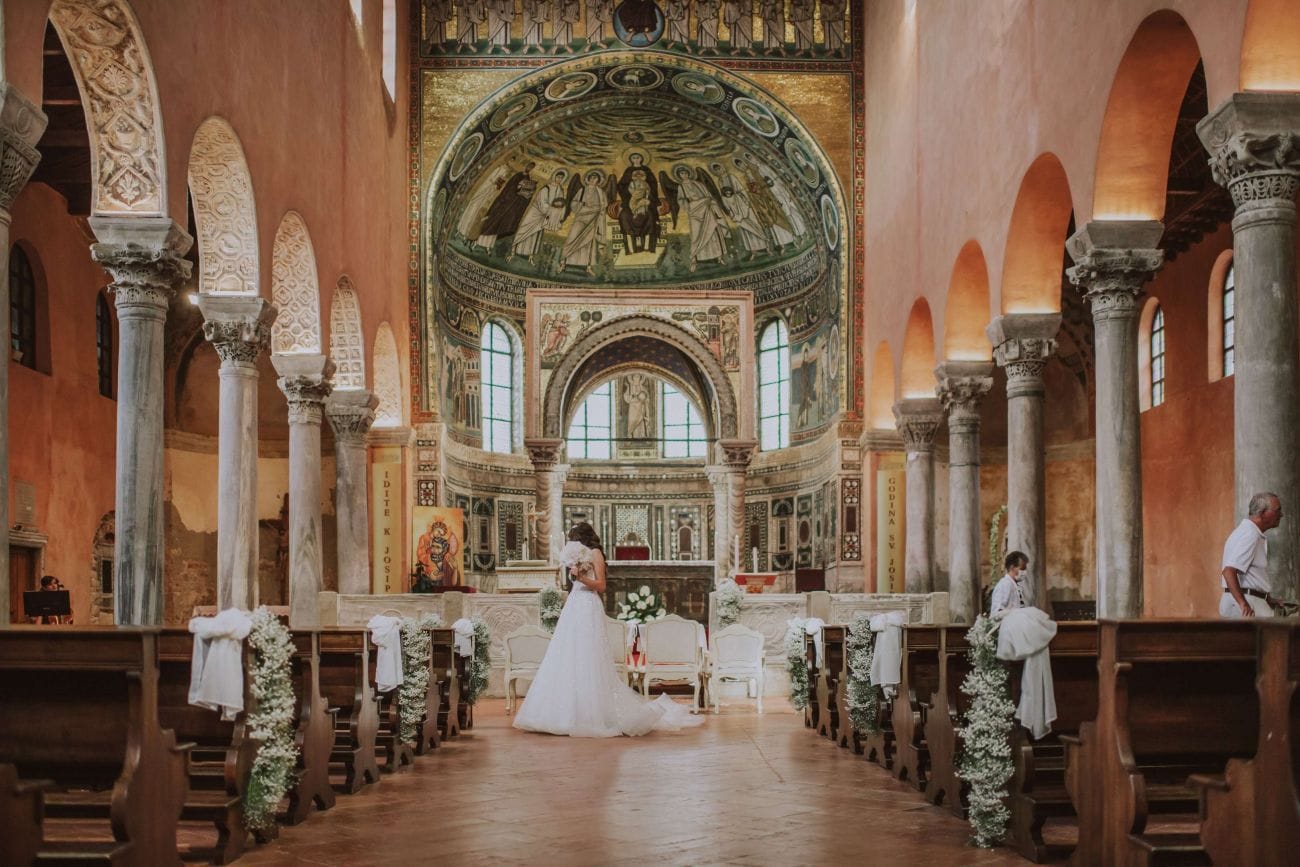 euphrasian basilica wedding in porec istria wedding photographer